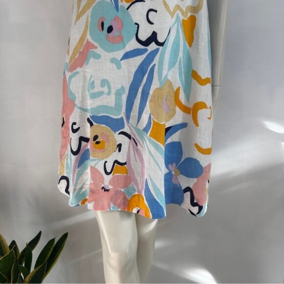 Rachel Zoe 100 Linen Trapeze Dress - Picture 4 of 14